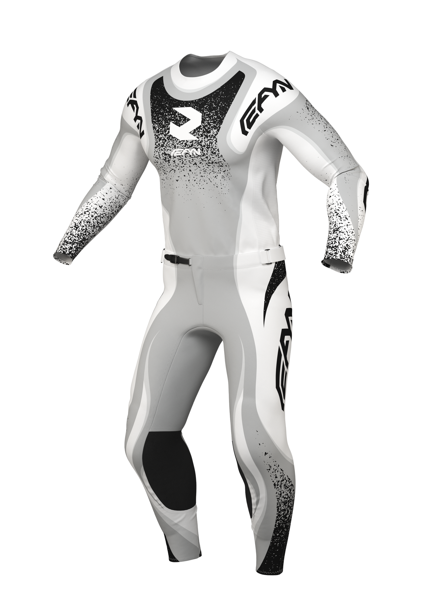 FLUZA 01 - White / Black