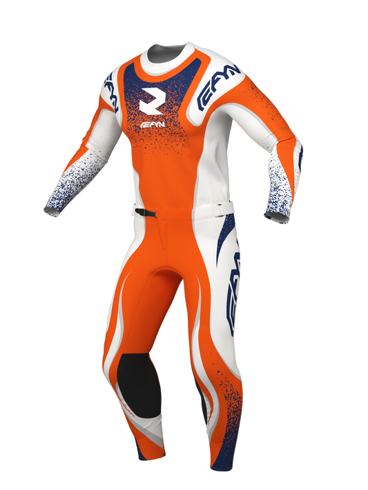 FLUZA 01 - Orange / White